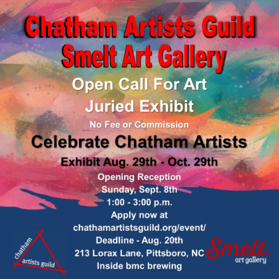 OPEN CALL FOR ART                  Smelt Art Gallery