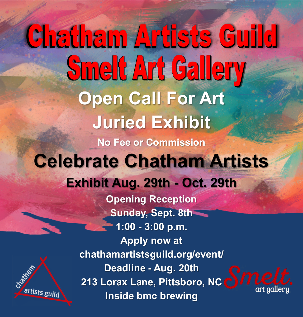 OPEN CALL FOR ART                  Smelt Art Gallery